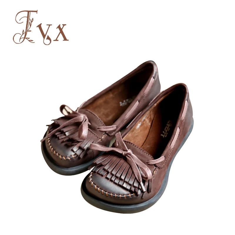 

Tayunxing handmade shoes genuine leather low heel comfort women pumps slip-on butterfly knot casual leisure low heel 08707