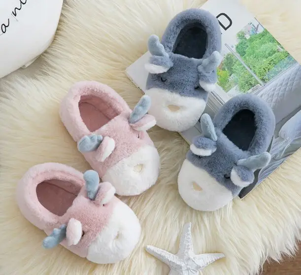 Sapatos de Inverno de Natal Chinelos de Casa de Inverno Seguras e Confortáveis do Agregado Chinelos de Bebê Sandálias Familiar 7 casa de inverno sandálias seguras e confortáveis