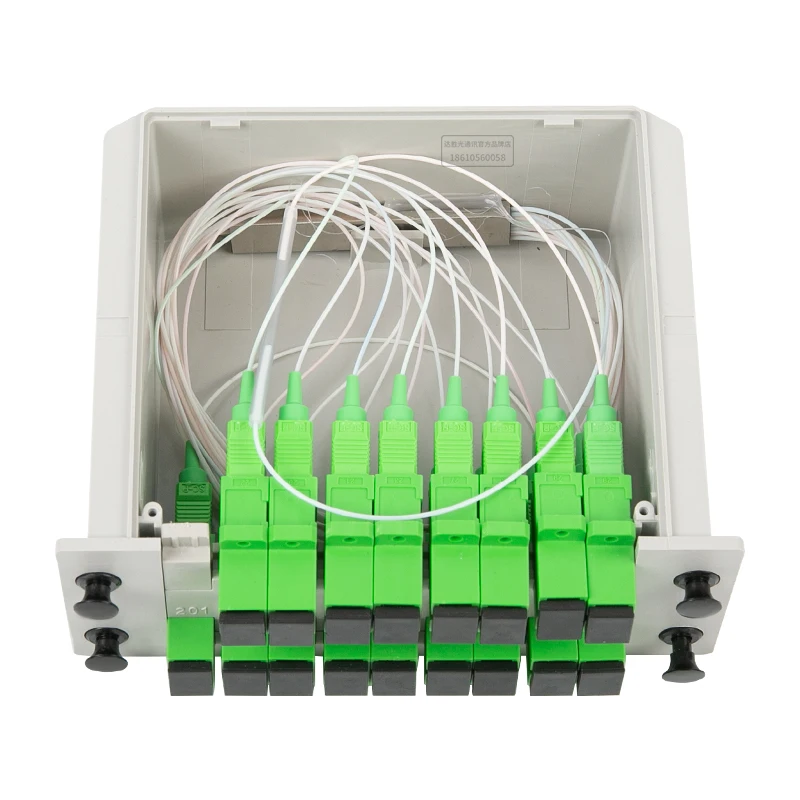 

SC UPC APC Fiber Optic 1x16 Cassette Box Card Inserting Type