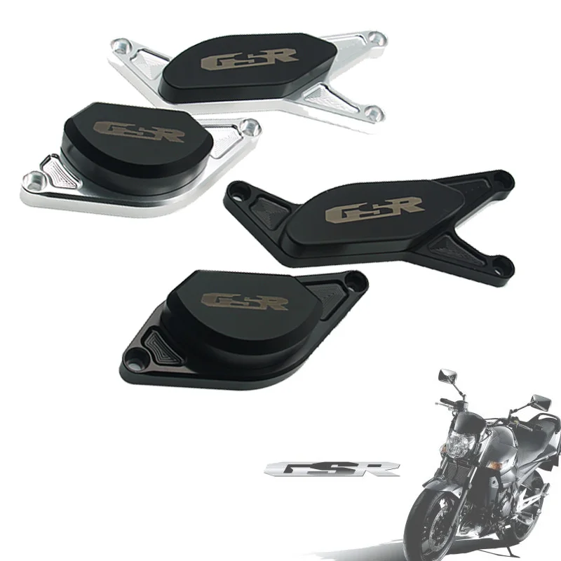 Para SUZUKI GSR400 GSR600 GSR 400 600 2006 2007 2008 2009 2010 2011 2012 Conjunto, с милыми лисами, полный двигатель слайдеры Квадро ползунки защита