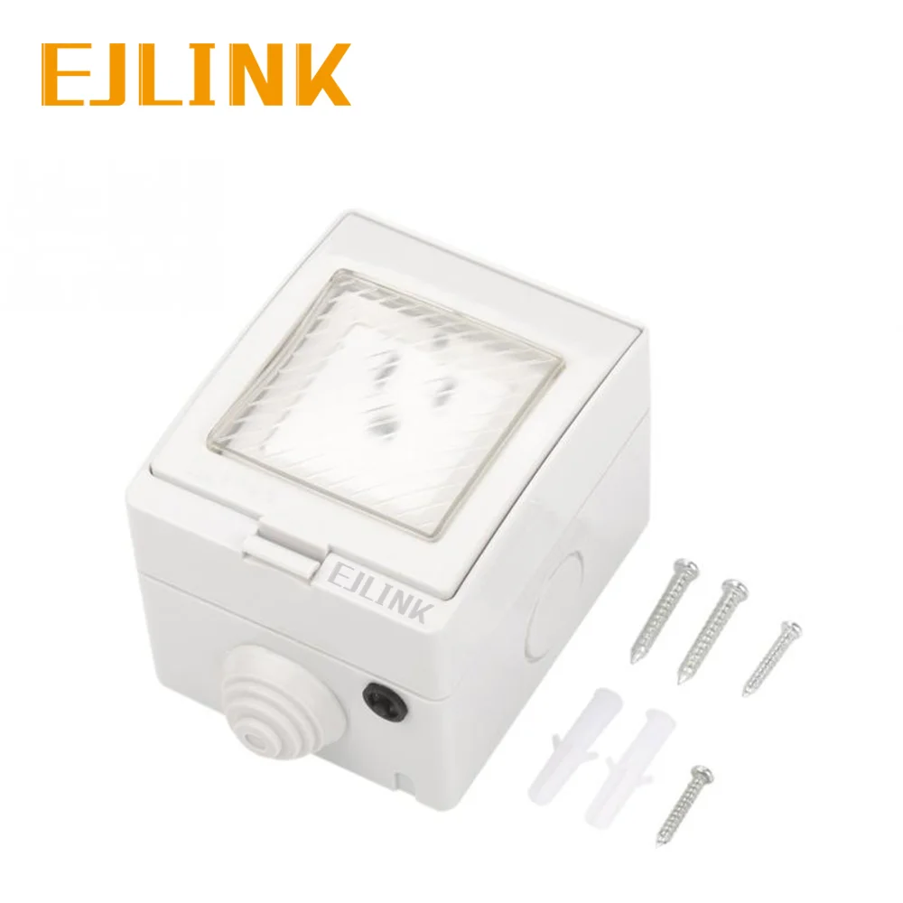 EJLINK Wifi штепсельная розетка IP55 Водонепроницаемый умная Ewelink дистанционного