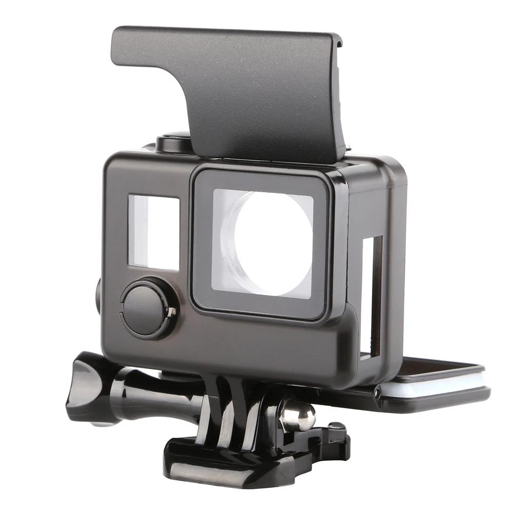 SHOOT-Black-Side-Open-Protective-Housing-Case-For-Gopro-Hero-3-4-3-Black-Silver-Skeleton (2)