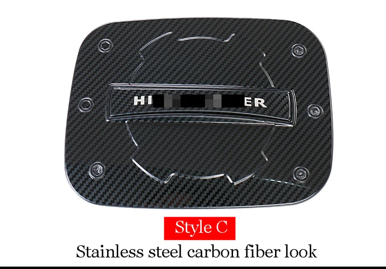 Автомобильный Стайлинг для Toyota Highlander топливный бак крышка газовое масло покрытие стикер для отделки декоративные аксессуары для автомобиля