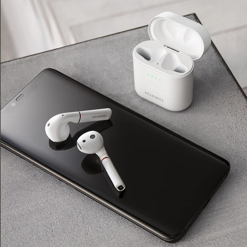 Huawei FreeBuds 2 Наушники Bluetooth 5 0 Водонепроницаемая гарнитура с двумя кликами для huawei P20