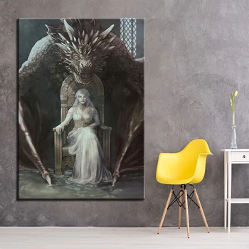 

Modern Canvas Paintings Home Decor Wall Art 1 Piece/Pcs Game Of Thrones Pictures For Living Room HD Printed Posters Framework