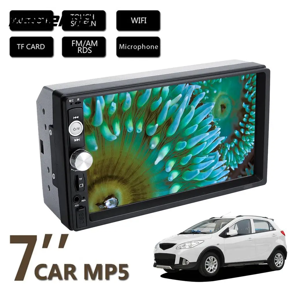 

VEHEMO 2Din with TF Card Slot AUX Bluetooth MP5 Player Car MP5 FM Car Audio Radio Car Electronics Audio Video Player