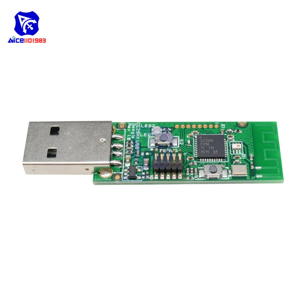 Модуль анализатора Packet diymore Bluetooth Zigbee CC2531 модуль USB интерфейса захвата пакетов|module