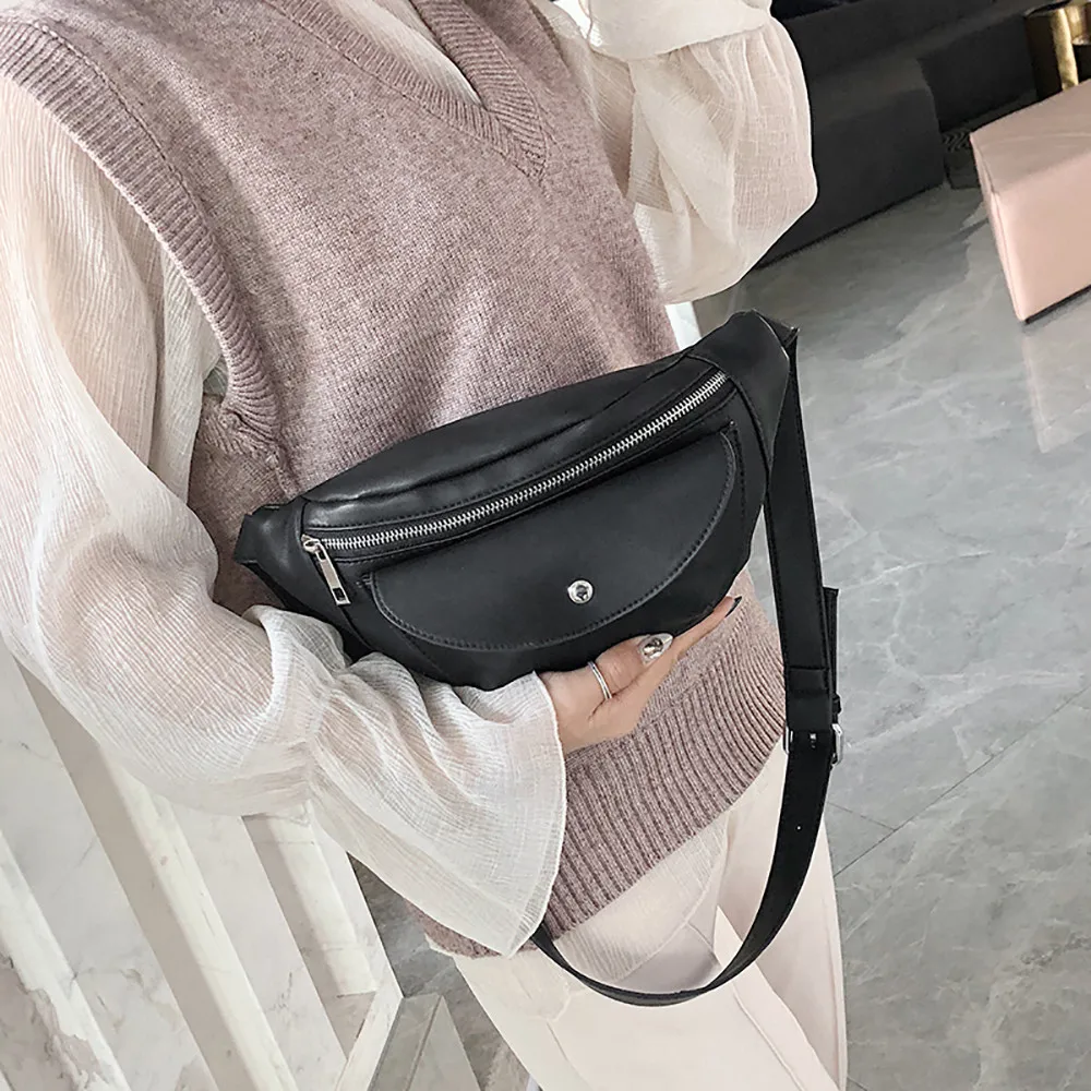 Женская модная сумка на ремне, Высококачественная кожаная женская сумочка, сумки через плечо, Вместительная женская сумка на ремне
