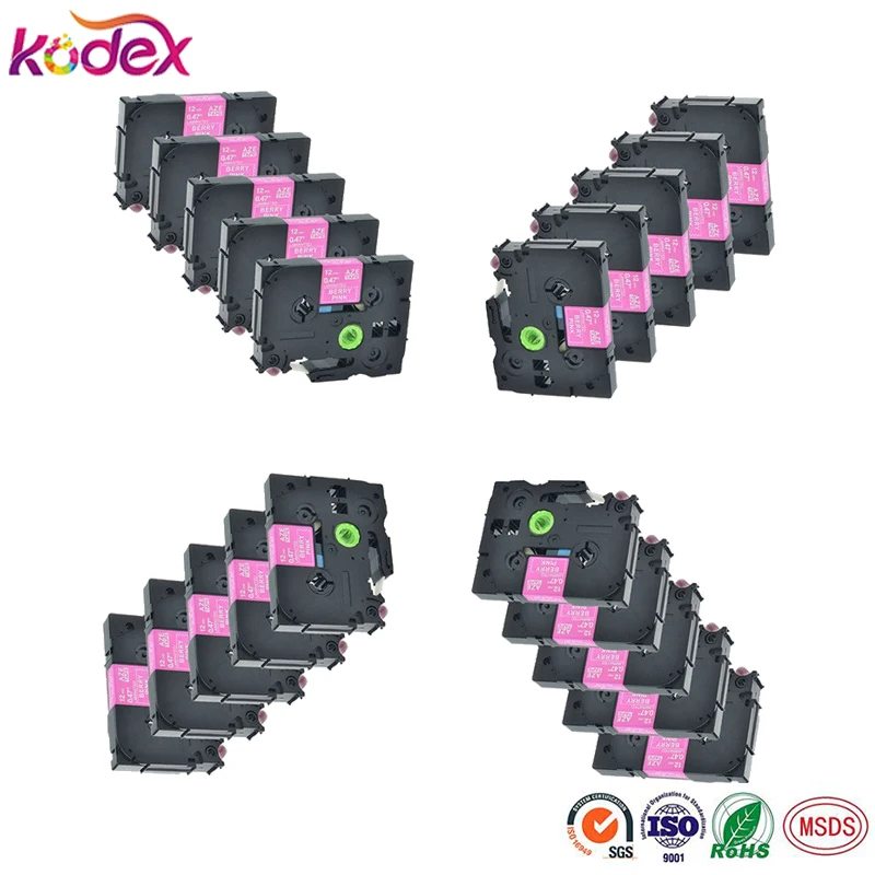 20PK 12 мм совместимые метки для Brother P-Touch tze-mqp35 tz-mqp35 TZ mqp35 tzemqp35 ламинирования белый на