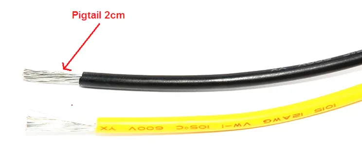 Pigtail 2cm