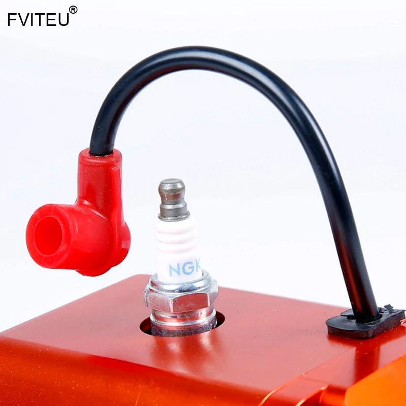 Двигатель FVITEU с ЧПУ 36cc 2 тактный газовый 4 болтовый двигатель Walbro 1107 и NGK свечей