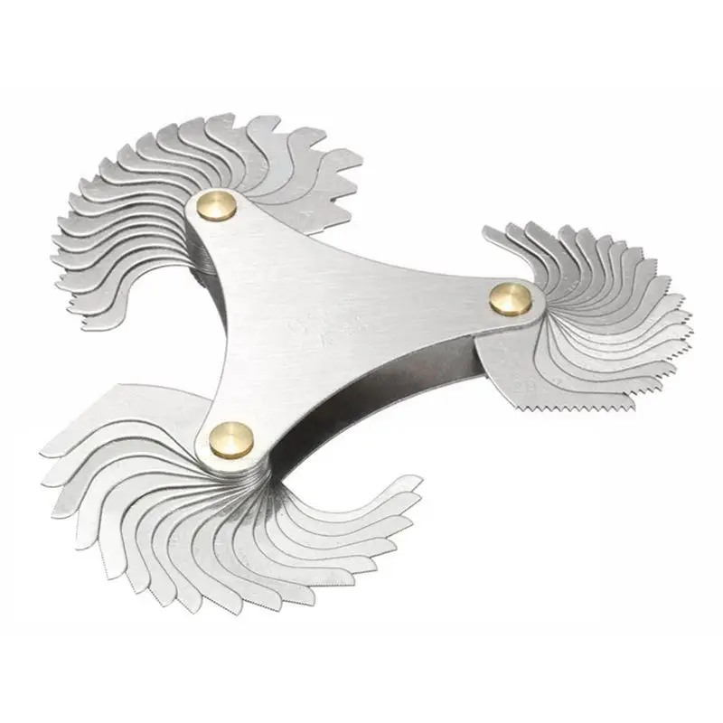 

HOT 51xBlades Metric 60 degree Thread Gauge Gage Screw Pitch UNC 4-84 Measuring Tool