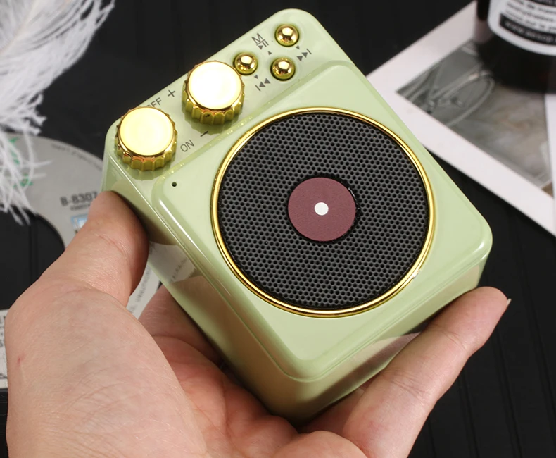 Миниатюрная Bluetooth Колонка Nasin T10 в стиле Хилбилли Кэт FM радио стерео Hi Fi громкая