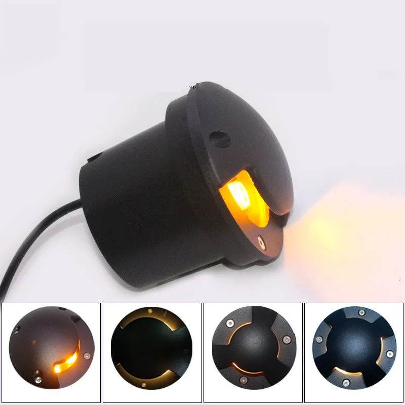 Conduziu a Lâmpada Conduziu a Etapa Lâmpada de Assoalho à Prova Luz de Parede Subterrâneo w Escadas Recessed 220 Passo Dwaterproof Água Led Footlight 12 v Rgb 9 11 9 w conduziu a etapa escadas recessed