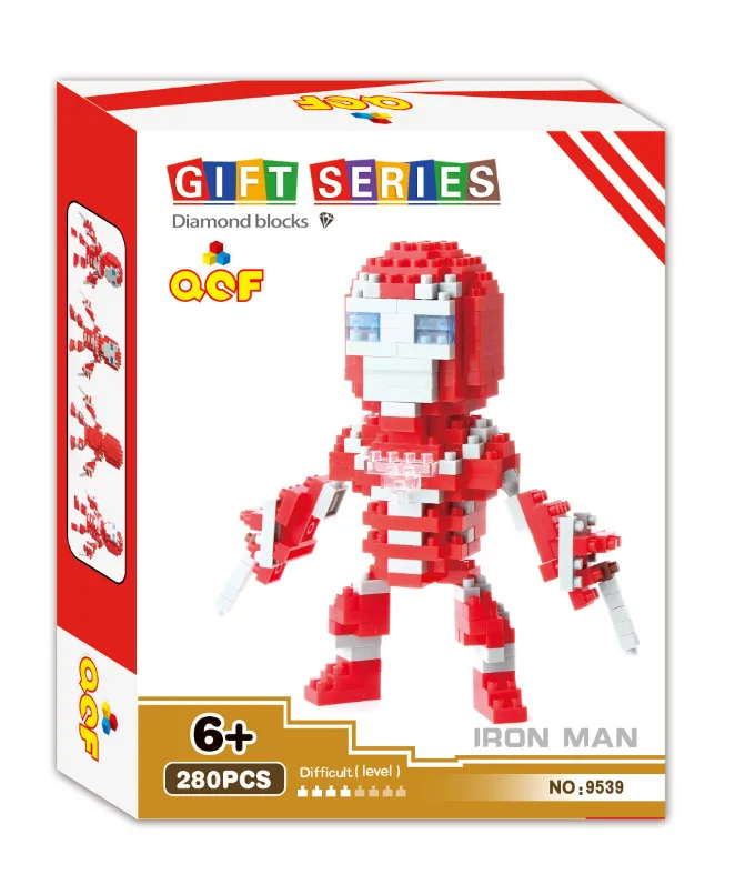 Factory QCF Blocks Iron man Plastic Mini Blocks Th...