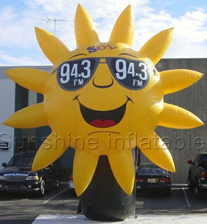 20ftH рекламный модуль гигантский надувной с солнцезащитными очками