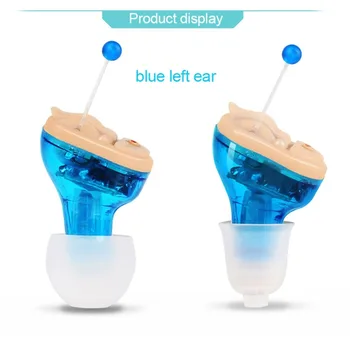 

Small Size Noise Reduction Invisible Adjustable Hearing Aid Sound Voice Amplifier Enhancer CIC Mini In-Ear Tools