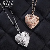 Hollow Heart Pendant Necklaces Fashion Jewelry LOVE Collares Geometric Charm Necklace Bijoux Gift Wholesale Neck Jewelry 1