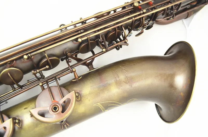 Taiwan MUSEADF Baritone саксофон SDY-906GF модель античная медь моделирование латунь Профессиональная игра Eb Saxofone