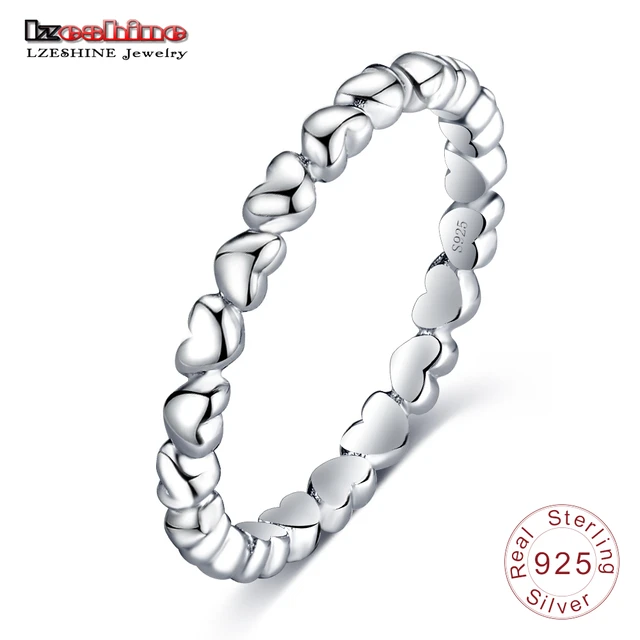 LZESHINE Romantic Ring For Women Authentic 925 100% Solid Sterling Silver Foreve LZESHINE Romantic Ring For Women Authentic 925 100% Solid Sterling Silver Foreve