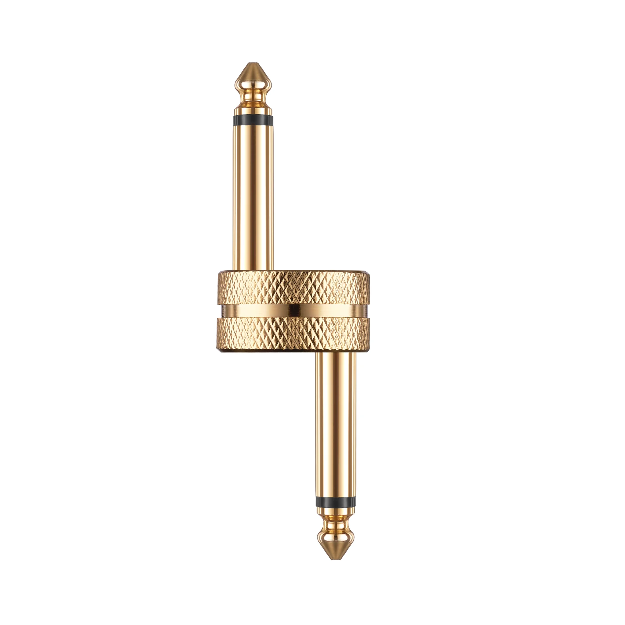 Gold Guitar Effect Pedal Connector 6.35mm JACK to JACK Guitar Effects