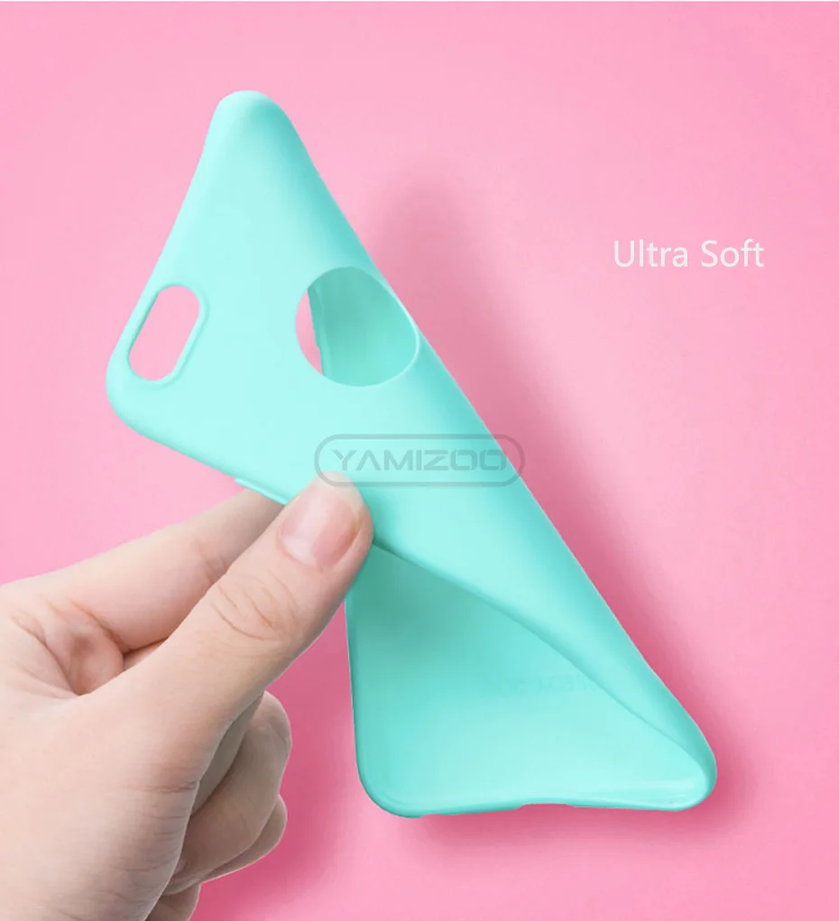 YAMIZOO Silicon Case For iPhone 6 6s Case X Cute Pink Candy Phone Cases On Soft Back Cover For iPhone 6s 6 Plus X Case Silicone (7)