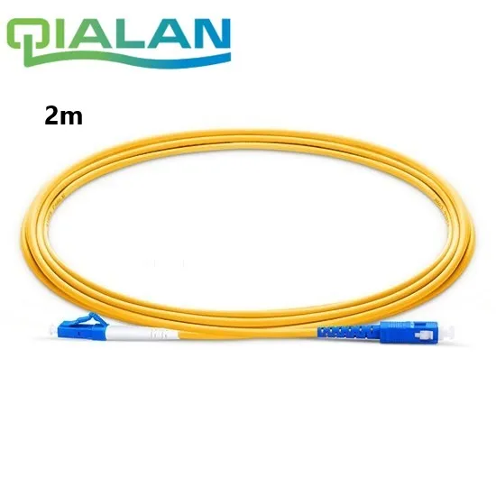 

Fiber Optic Cable LC UPC to SC UPC G657A Optical Patchcord Simplex 2.0mm PVC Ftth Fiber Cable Single Mode UPC connector
