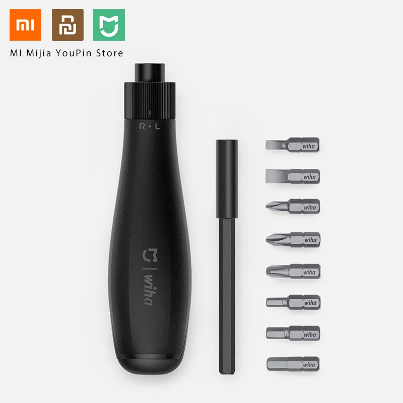 

Original xiaomi mijia Wiha 8 in 1 ratchet screwdriver home high precision bite smart home cartridges screwdriver repair tools