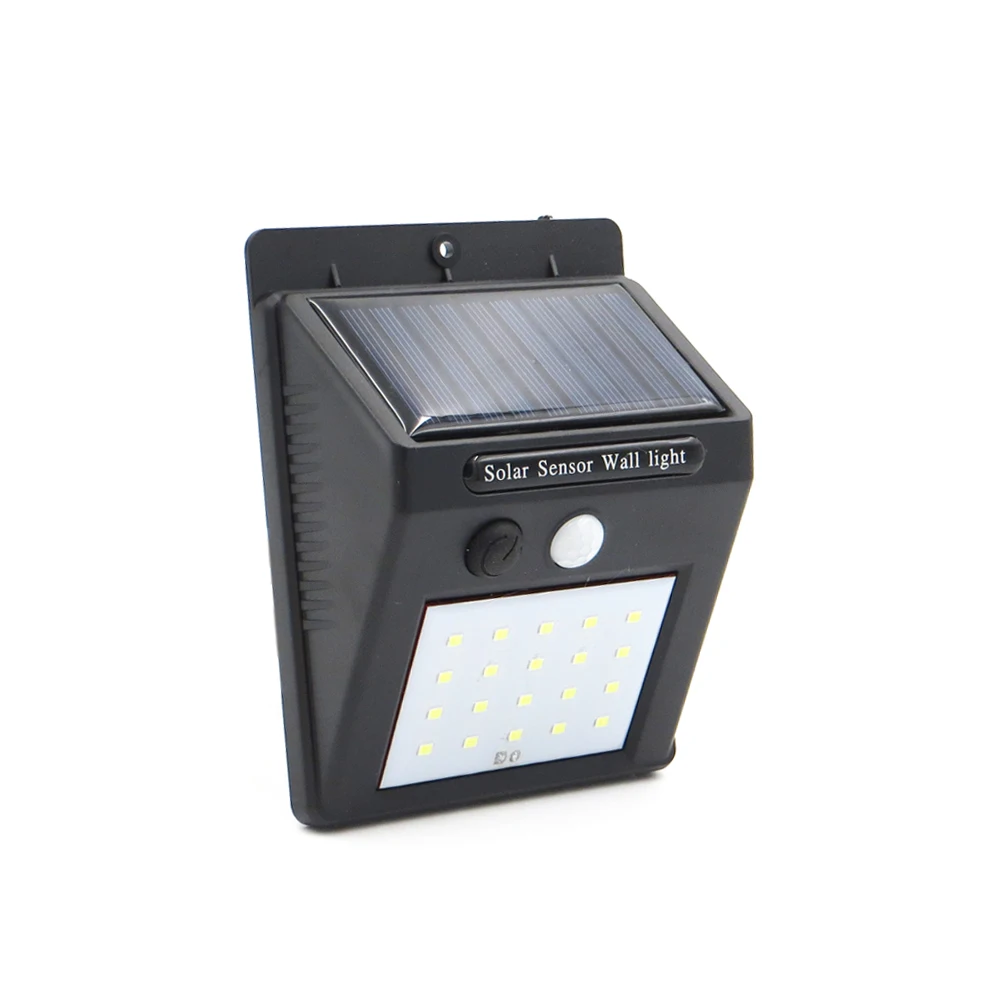Solar Light 20 Leds Pir Motion Sensor Wireless Solar Wall Lamp Waterproof Outdoor Garden Yard