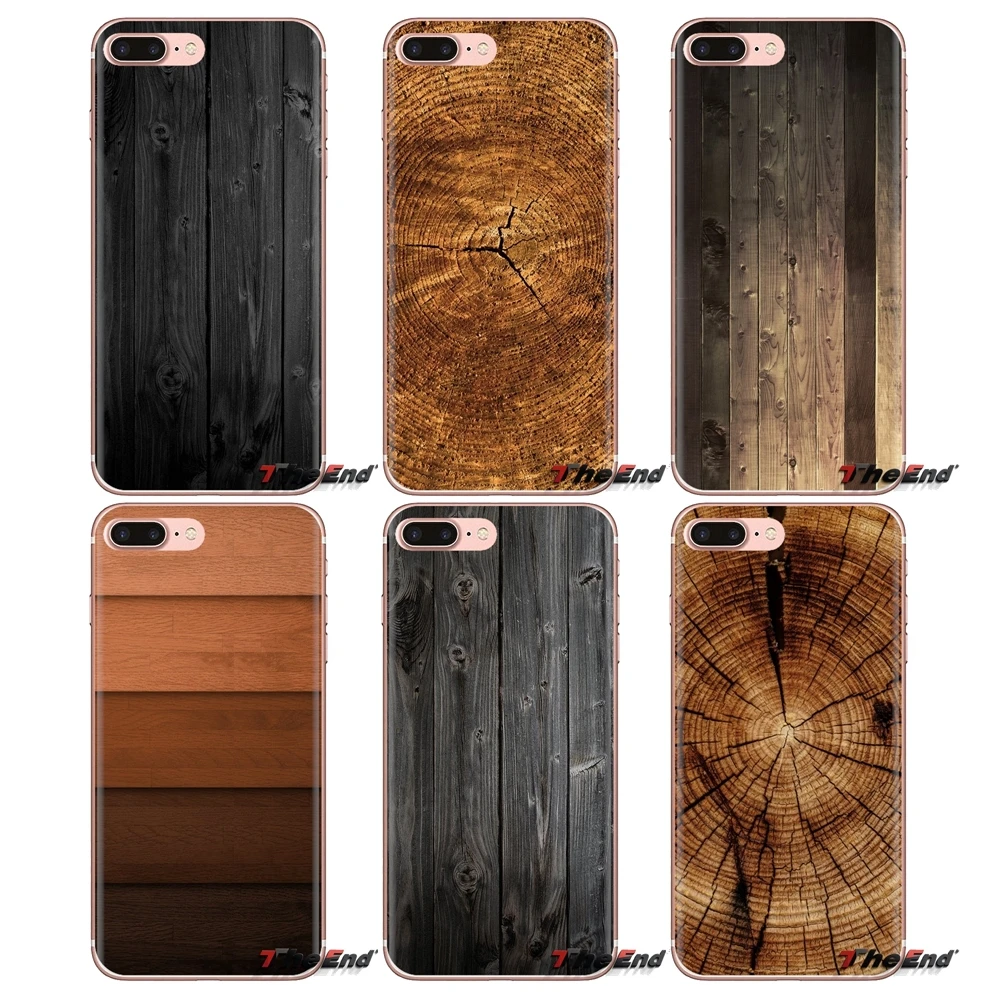 Soft Transparent Cases Covers Textures Tree wood For Huawei G7 G8 P7 P8 P9 P10 P20 P30 Lite Mini Pro P Smart Plus 2017 2018 2019 |