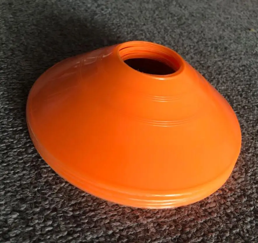 5 шт. диск конус блюдце футбол крест обучение Спорт космический маркер ориентир препятствия маркеры скорость тренировки - Цвет: orange
