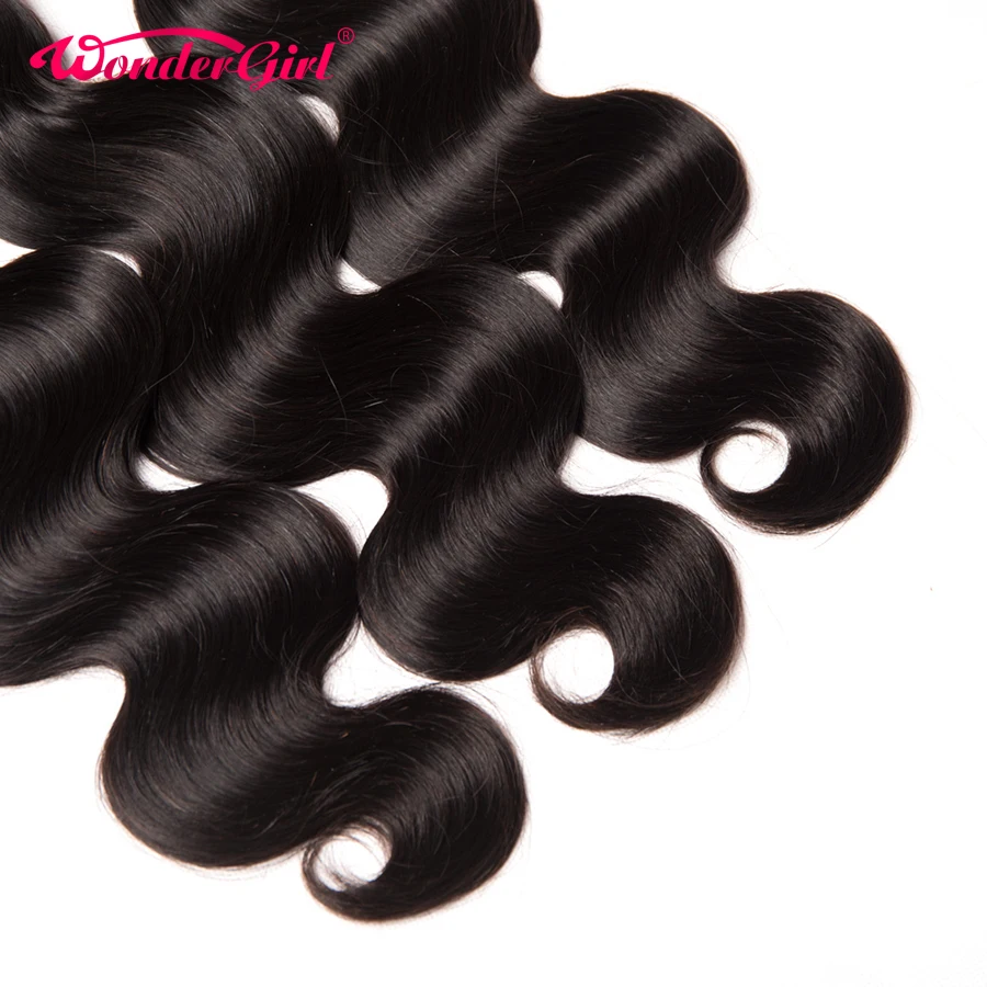 Remy Indian Human Hair 3 Bundles With Closure Body Wave Bundles With Frontal 13x4 Ear To Ear Lace Frontal Closure With Bundles