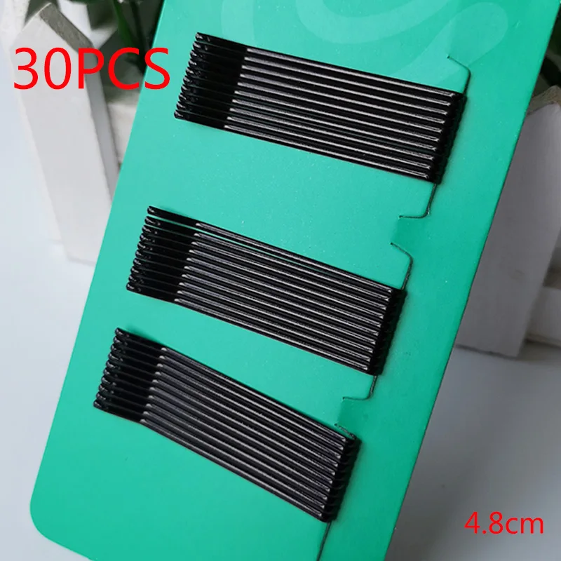 wedding hair clips 1Set Flat/Wavy/Curved Hairpins Barrettes Seaside Hair Clips For Women Girls Hairdressing Accessories Black Gifts Bobby Pins metal hair clips