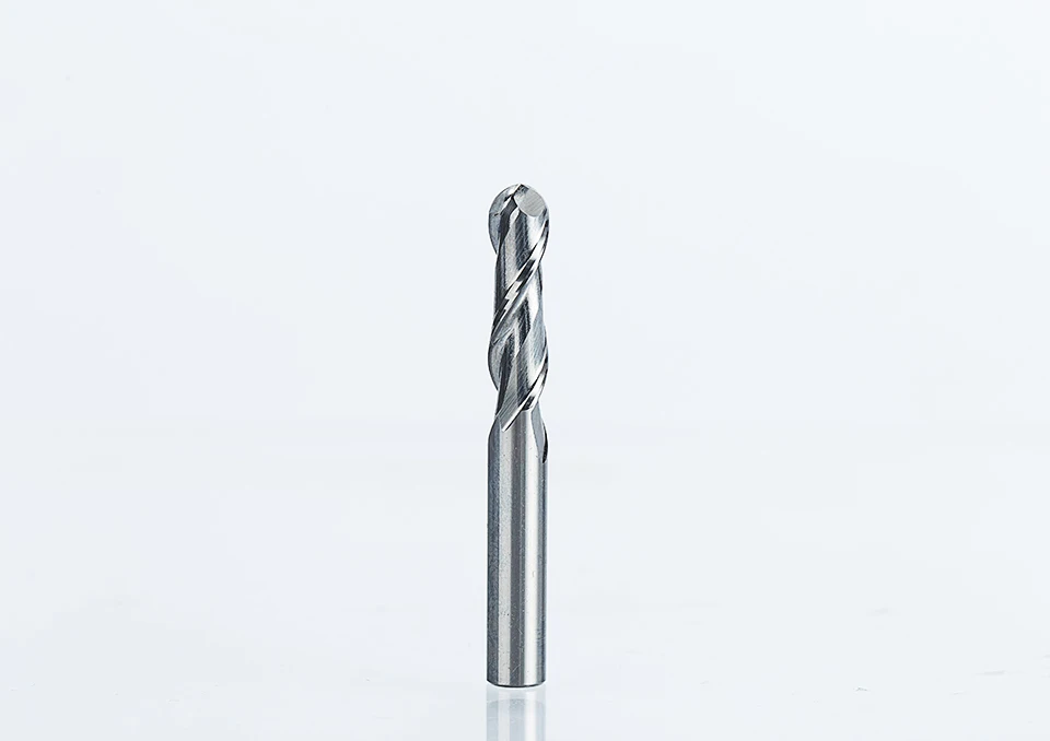 HUHAO 1pc 6mm 2 Flute Spiral Ball Nose End Mill CNC Router Bits For Wood Tungsten Carbide Milling route tool fresa CNC Tools