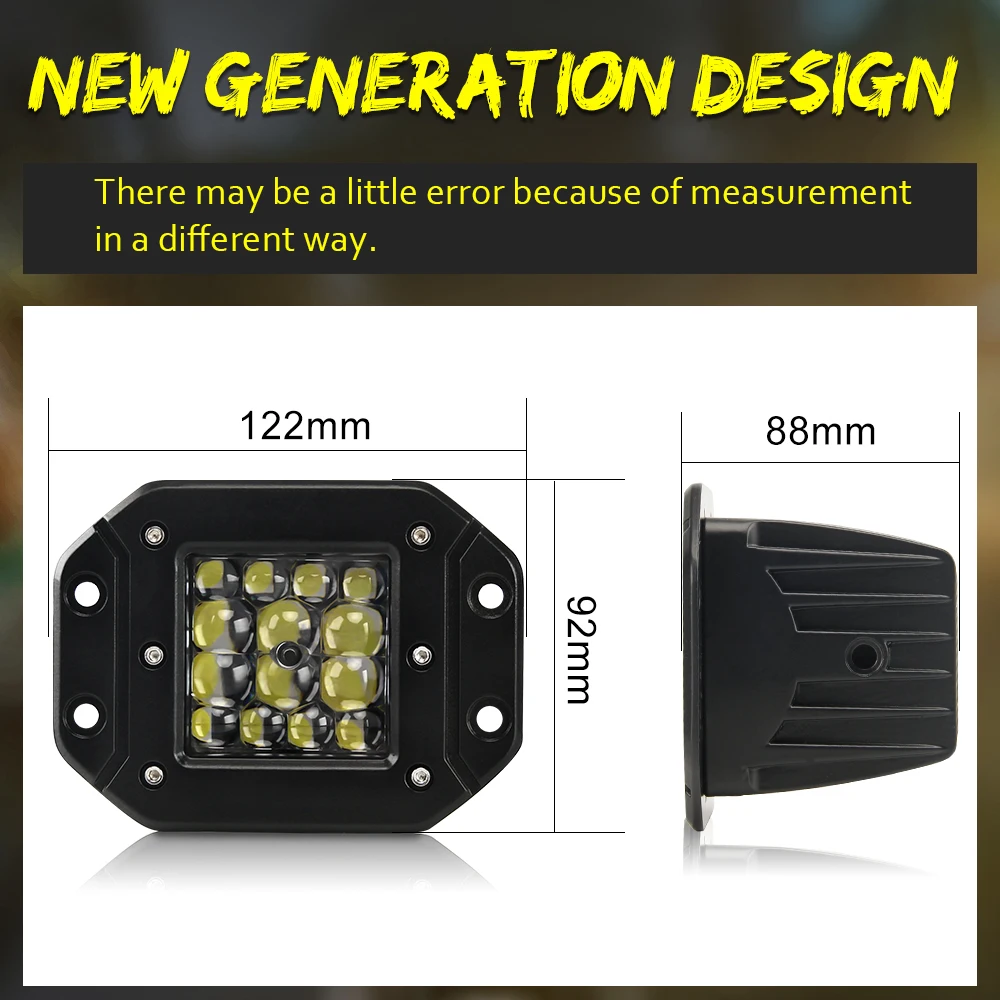 CO LIGHT 5 дюймов 28 Вт светодиодный световой бар 9D ближний свет Foglight фонарь для 4x4 УАЗ