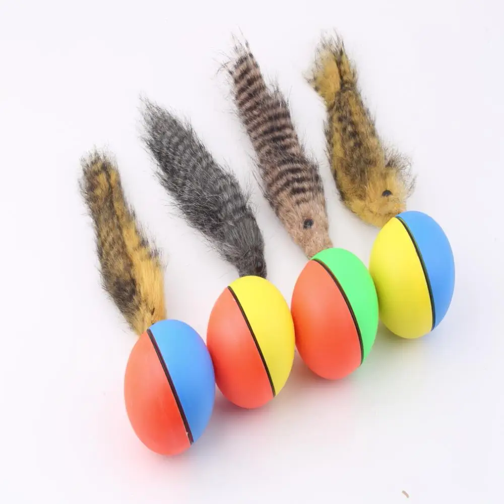 

Plastic Pet Dog Cat Motorized Chase Rolling Ball Training Attractive Jumping Moving Alive Pet Toy Pet Supplies