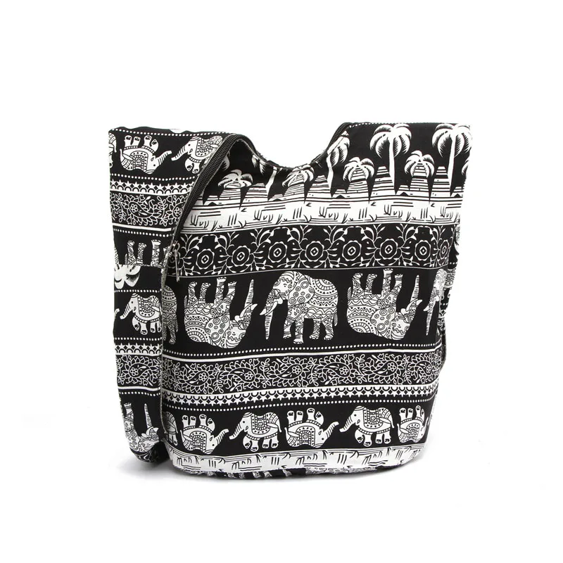women bag bags Hippie Crossbody Bag Thai Top Zip Hobo Sling Bag Handmade Hipster Messenger Bag (4)