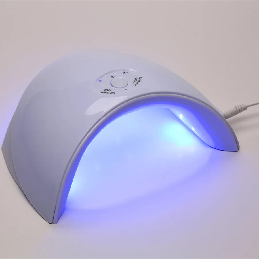 

ENNKE LED UV Nail Lamp 36W Dual White Light Quick Dryer Manicure Machine with Timer Nail Lamp for Nail Gel Curing Polish