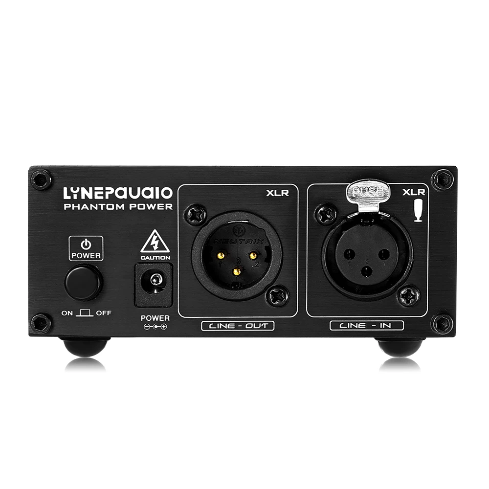 48V Phantom Power Supply 1 Channel Compact Size With Adapter XLR Input