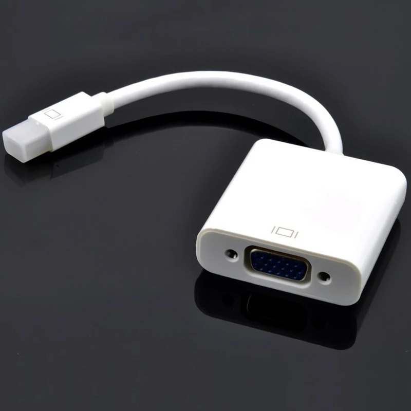 Mini Display Port DP to VGA Cable Adapter Converter For Apple Macbook Pro Air