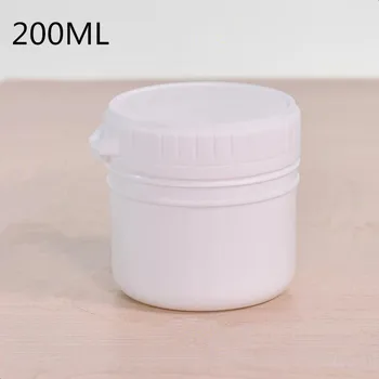 

200ML plastic jars with 2 lids Home kitchen Storage container 200PCS/lot Food Grade material