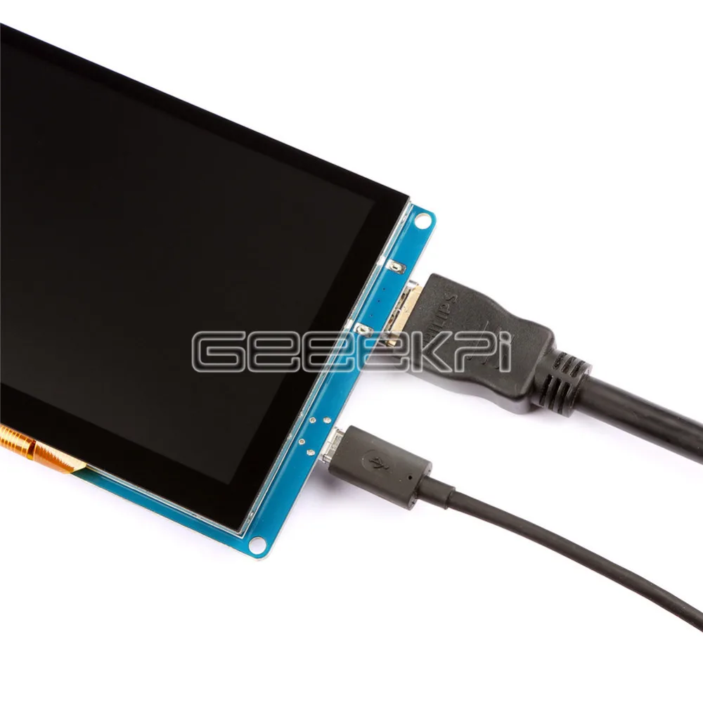 GeeekPi 5 дюймовый 800x480 дисплей емкостный сенсорный экран монитор для Raspberry Pi 4 B все
