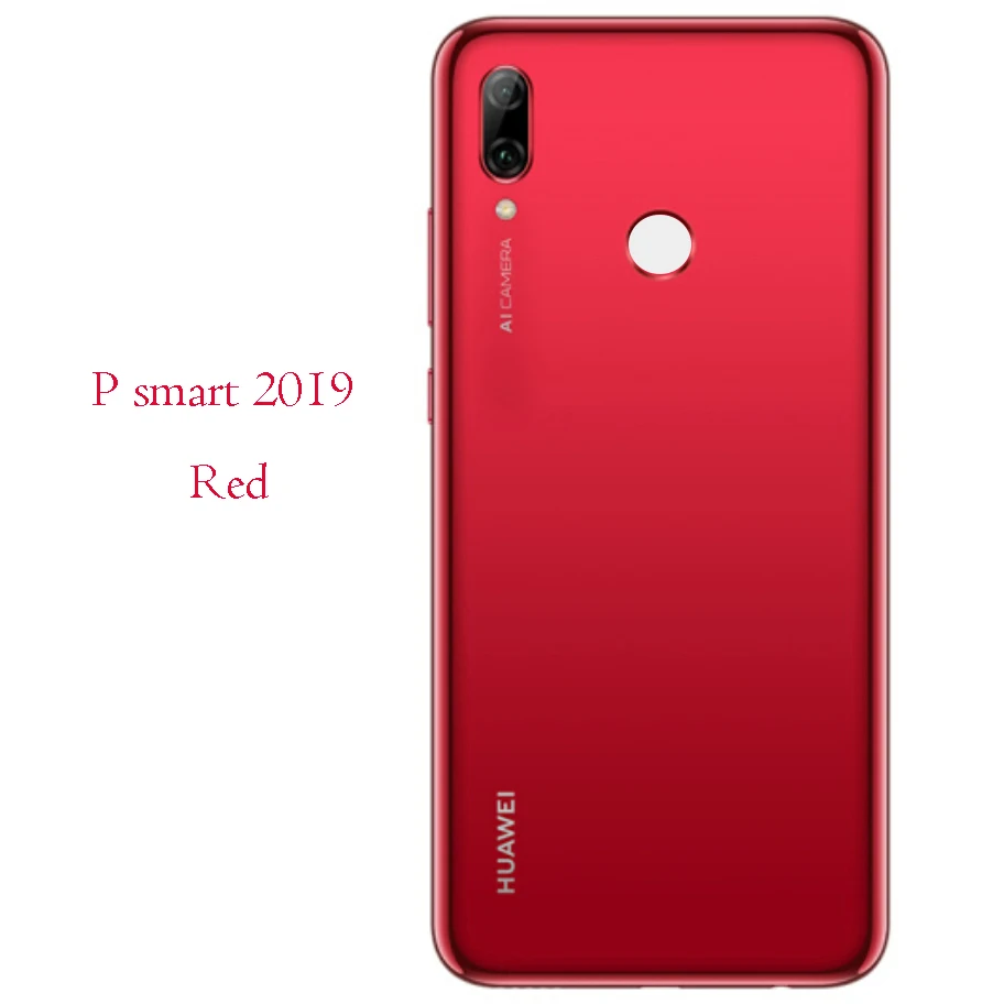 smart Red 6,2" для huawei P Smart задняя крышка аккумулятора задняя крышка корпуса Дверь для huawei P Smart - Цвет: smart Red