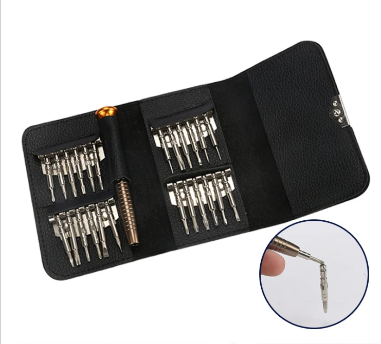 

Free Shipping Screwdriver Set 25 in 1 Screwdriver Repair Tool Set For iPhone Cellphone Tablet PC Worldwide Store Hand tools