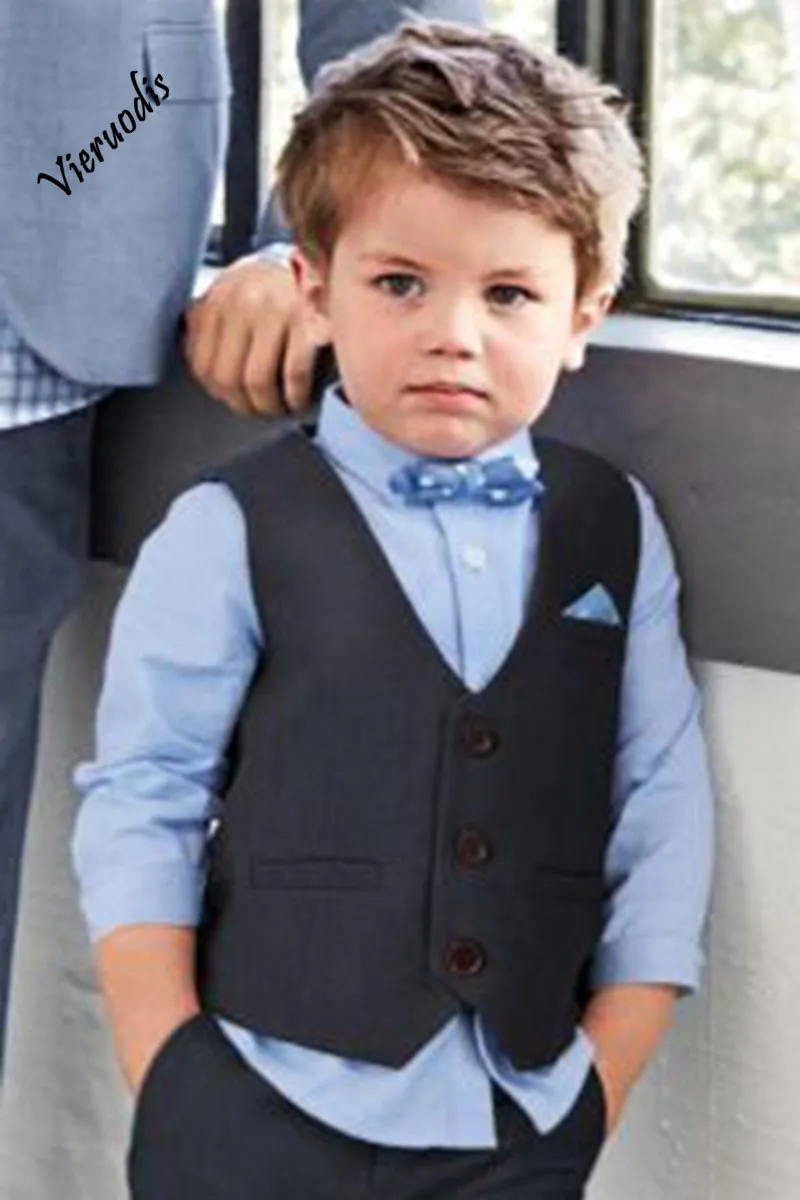 109-1          New Boys Black Suit, Holy Communion Suit, Kids Wedding Page Boy Suits