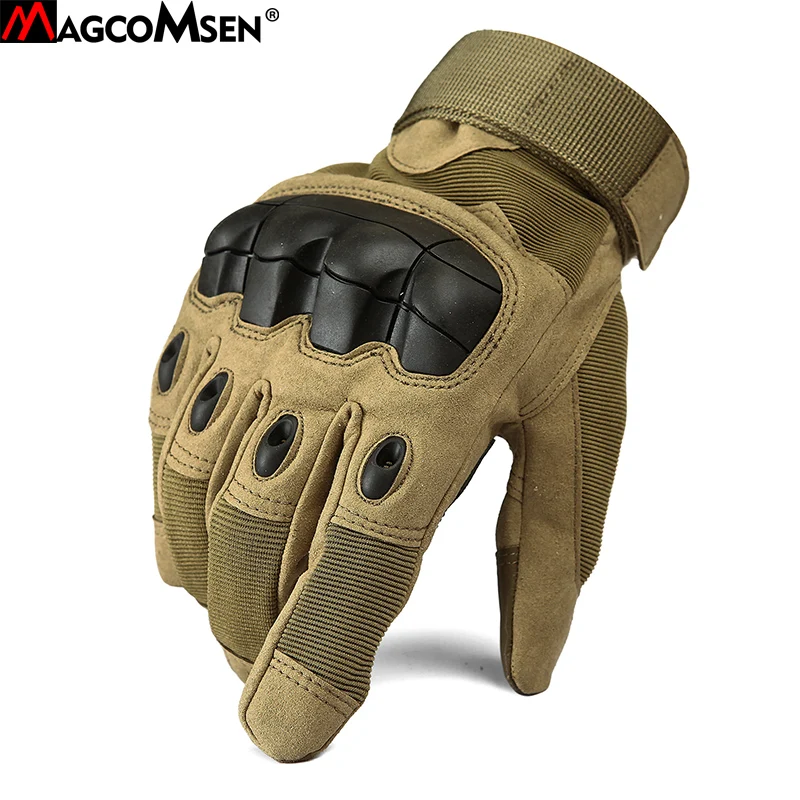 MAGCOMSEN Tactical Gloves Men Winter Military Special Forces Full Finger Army Gloves Police Men Combat Gloves Mittens YWHX-030