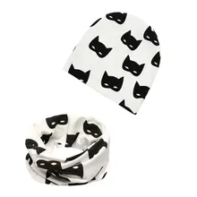 1 комплект, хлопковая детская шапка, шарф, осенне-зимние детские шапочки, Детские шапочки, шапки для девочек, шарф для мальчиков, для детей 0-3 лет, теплые новогодние подарки