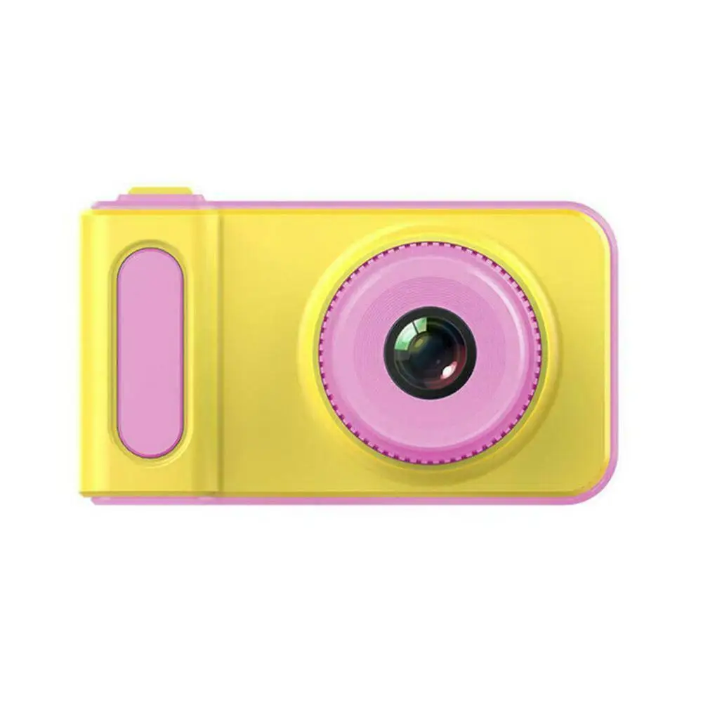 Детская Цифровая камера 2," HD мини-камера подарок на день детей 2 цвета чехол для цифровой камеры для детских игрушек - Цвет: Розовый