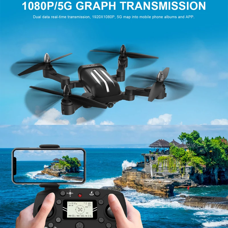 

BAYANG X28 gps RC drone With GPS 1080P 5G long FPV distance Brushless Motor Lower Power Auto-Return Circlying Flying Way-Point
