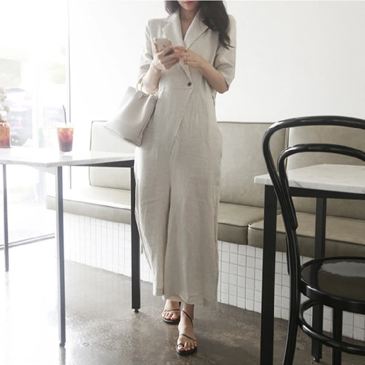 Rompers Female Plus Size M-2XL Elegant Loose Cotton Linen Summer Women Jumpsuit Trousers wide leg jumpsuitS Long Pants Overalls Rompers Female Plus Size M-2XL Elegant Loose Cotton Linen Summer Women Jumpsuit Trousers wide leg jumpsuitS Long Pants Overalls